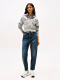 Tommy Jeans MOM JEAN UH TPR AI5167 Kadın koyu mavi Jeans DW0DW195801BJ