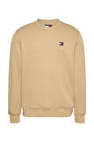 Erkek Tjw Reg Badge Crew Sweatshirt - Bej | M