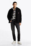 Tommy Hilfiger Erkek  Austin Slim Fit  Siyah Kot Pantolon
