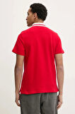 Tommy Hilfiger Erkek Kırmızı Regular Fit Polo Yaka T-Shirt