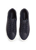 Tommy Hilfiger Lacivert Erkek Sneaker TH HI VULC CLEAT LOW LTH