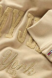Erkek Tjm Rlx Vintage Varsity Crew Sweatshirt - Bej | M