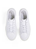 Tommy Hilfiger Beyaz Erkek Sneaker TH HI VULC CLEAT LOW LTH