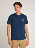 Tommy Hilfiger Mavi Erkek T-Shirt MW0MW38334DAF