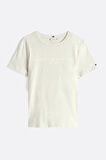Kadın Logo Yuvarlak T-Shirt - Bej | M