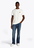 Tommy Hilfiger Bisiklet Yaka Ekru Erkek T-Shirt DM0DM20322YBL TJM REG BADGE TEE EXT