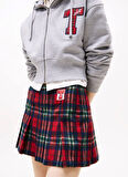 Tommy Jeans Yüksek Bel Kırmızı Kadın Kısa Etek DW0DW21249XCG