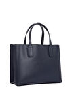 Kadın Th Webbing Strap Tote El Çantası - Lacivert | S