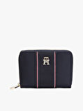 Tommy Hilfiger Kadın Lacivert Zip-Around Cüzdanı