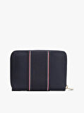 Tommy Hilfiger Kadın Lacivert Zip-Around Cüzdanı
