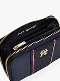 Tommy Hilfiger Kadın Lacivert Zip-Around Cüzdanı