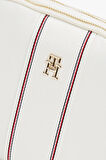 Tommy Hilfiger Monogram Çapraz Askılı Beyaz Kamera Çantası