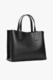 Kadın Th Webbing Strap Tote El Çantası - Siyah | 39