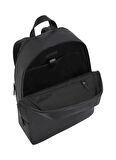 Tommy Hilfiger Deri Siyah Erkek Sırt Çantası TH BUSINESS LEATHER BACKPACK