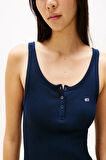 TJW BUTTON TANK DRESS