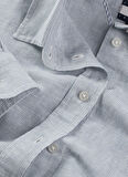 Tommy Jeans Normal Gömlek Yaka Mavi Kadın Gömlek DW0DW202920A8