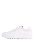 Tommy Hilfiger Beyaz Erkek Sneaker TH BASKET CORE LTH PINPERF