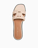 Tommy Hilfiger Logo Strap Mule Flat Sandalet