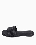 Tommy Hilfiger Logo Strap Mule Flat Sandalet