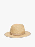 Tommy Hilfiger Kadın Hasır Fedora Şapka