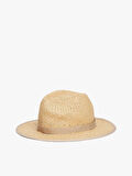Tommy Hilfiger Kadın Hasır Fedora Şapka