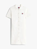 Tommy Hilfiger Kadın  Beyaz Pique Polo Elbise