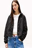 Tommy Hilfiger Logo Yaka Su İtici Ceket