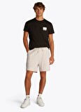 Tommy Jeans Sweat Şort, L, Bej