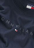 Tommy Jeans Bisiklet Yaka Mavi Kadın T-Shirt DW0DW20315C1G