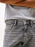 TOMMY HILFIGER Erkek Marka Logolu Çift Cep Şık Görünüşlü Günlük Kullanıma Uygun Koyu Gri Jeans DM0DM21379 1BZ