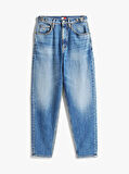 Tommy Jeans MOM JEAN UH TPR TAB BI0134 Kadın  Jeans DW0DW205781A5