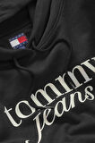 Kadın Tjw Script Logo Kapüşonlu Sweatshirt - Siyah | S