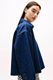 Tommy Jeans Kadın Gömlek-DW0DW20567DENIM