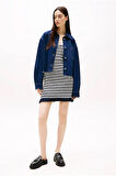 Tommy Jeans Kadın Gömlek-DW0DW20567DENIM