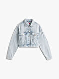 OVSZ CROP TRUCKER JACKET BI6012