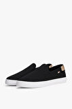 Kadın Th Canvas Slip-On Sneakers - Siyah | 38