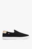 Kadın Th Canvas Slip-On Sneakers - Siyah | 38