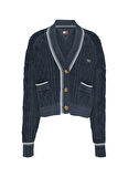 Tommy Jeans Mavi Kadın Hırka DW0DW20430C1G