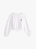 Tommy Jeans Kadın Beyaz Fit Sweatshirt