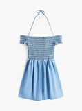 Tommy Jeans TJW CHAMBRAY FIT & FLARE DRESS