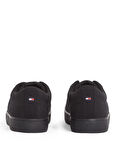 Tommy Hilfiger Siyah Erkek Sneaker TH HI VULC LOW CORE CANVAS