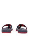 Tommy Hilfiger Lacivert Erkek Plaj Terliği MOLDED HILFIGER BEACH SANDAL