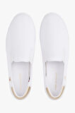 Kadın Th Canvas Slip-On Sneakers - Beyaz | 38