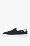 Kadın Th Canvas Slip-On Sneakers - Lacivert | 38