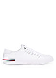 Tommy Hilfiger Beyaz Erkek Sneaker CORE CORPORATE VULC LEATHER