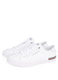 Tommy Hilfiger Beyaz Erkek Sneaker CORE CORPORATE VULC LEATHER