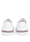 Tommy Hilfiger Beyaz Erkek Sneaker CORE CORPORATE VULC LEATHER