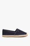 Kadın Th Bayrak Nakışlık Canvas Espadrille Loafer Ayakkabı - Lacivert | 39