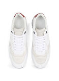 Tommy Hilfiger Beyaz Erkek Sneaker TH BASKET BETTER RWB LTH