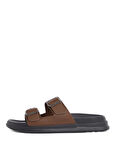 Tommy Hilfiger Kahve Erkek Terlik D DENSITY HILFIGER LTH SAND